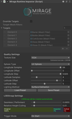 Mirage Pro Runtime Baking.png